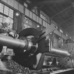 Baldwin Locomotive Works during World War II. (Library of Congress)
