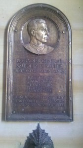 Where but in Philadelphia during the early twentieth century would it be so remarkable that a public official was "incorruptible"? This plaque in the north portal of City Hall so honors Brigadier General Smedley D. Butler (1881-1940), who served as Director of Public Safety in 1924-25.