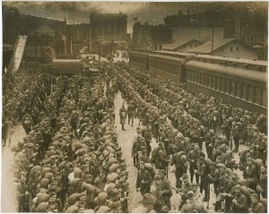 Troops return to Philadelphia from service in the Great War. (Library Company of Philadelphia)