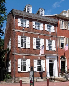 The Powel House, located at 244 S. Third Street in Society Hill, was home of the last colonial mayor of Philadelphia and is an example of a townhouse for the elite.