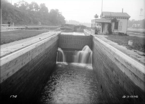 The Fairmount Dam Canal Lock