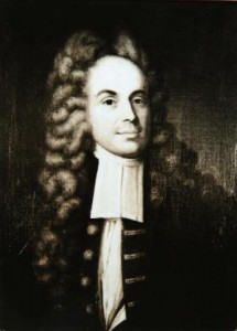 a black and white portrait of Andrew Hamilton