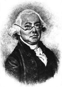 A black and white engraving of James Wilson