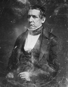 a black and white daguerreotype of William Morris Meredith circa 1844