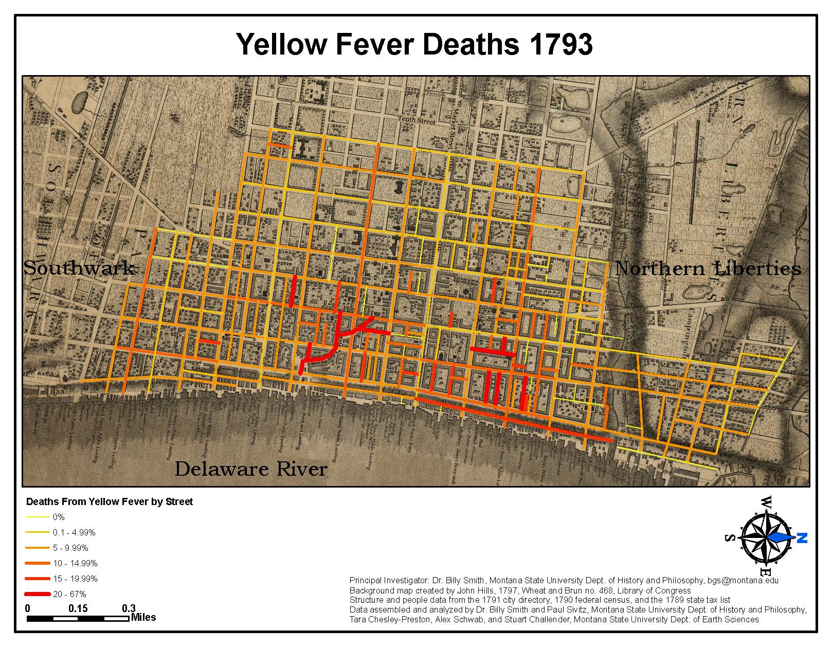 yellow fever map