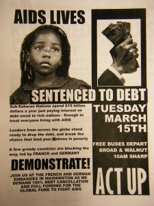 ACT UP Demonstration Poster