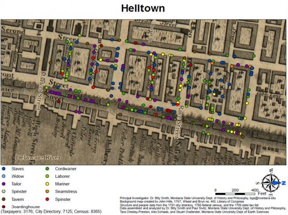 map of "Hell Town"