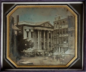 Painting of the First Bank of the United States