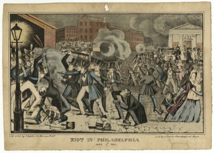riots 1844 nativist philadelphia bible irish catholic riot immigrants pennsylvania anti against key nativists york 1840s early american history catholics