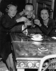 photograph of a Philadelphia man and two women celebrating the repeal of Prohibition