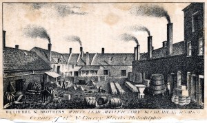 The second Wetherill & Son's factory, built in 1812