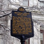 photograph of the Mother Jones historical marker