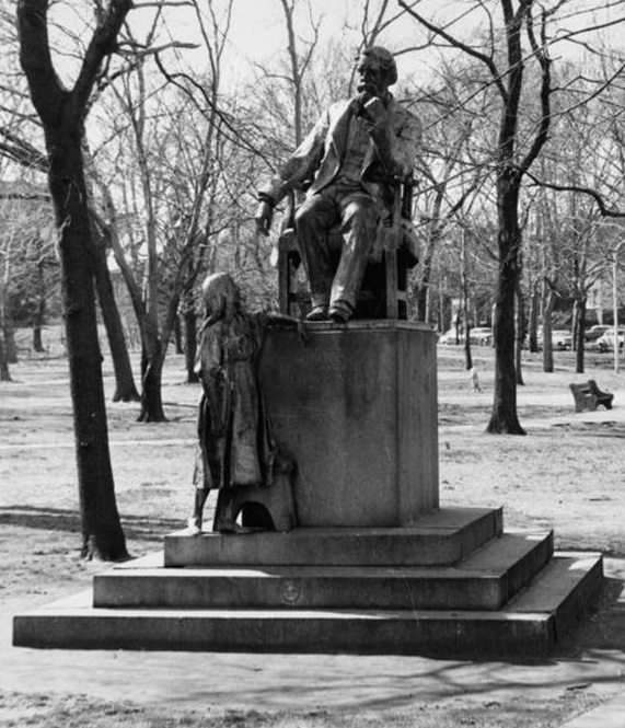 Encyclopedia of Greater Philadelphia Dickens Statue in Clark Park