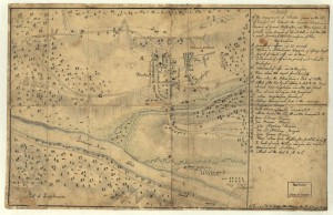 image of a map of the battle of trenton