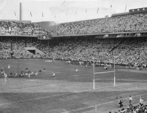 Eagles playing at Franklin Field