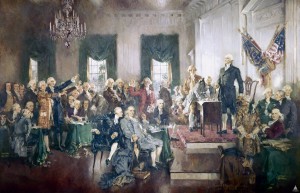 Howard Chandler Christy’s painting of the signing of the United States Constitution