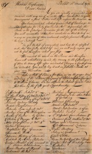 A letter from Joseph Breintnall, A Junto Member, discussing the foundation of the Library Company.