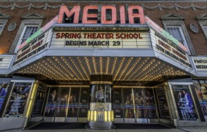 The Media Theatre built in 1927.