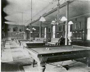 The Billiards room at the Union League