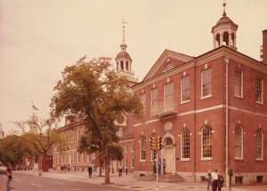 Photograph of the original seat of the U.S. Congress.