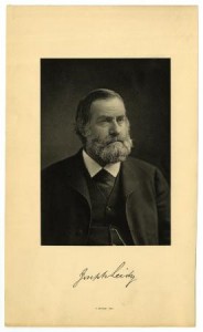 Photograph of leading 19th century anatomical scholar, Joseph Leidy.