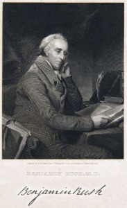 Engraving of Benjamin Rush.