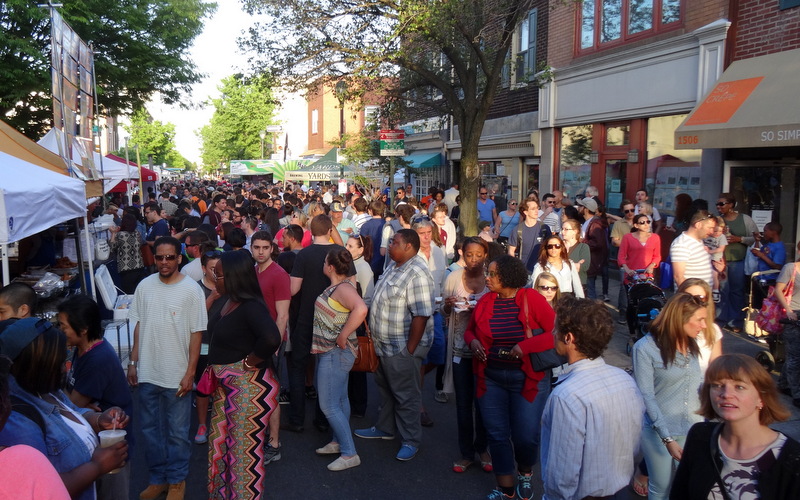 Night Market in 1500 block of South Street on May 14, 2015. Photo by Donald D. Groff