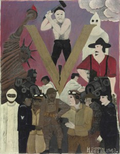 Horace Pippin painted images based off of his life experiences of segregation and military service. (Philadelphia Museum of Art)