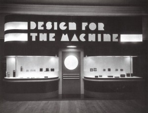 A view of the Design for the Machine: Contemporary Industrial Art, at the Philadelphia Museum of Art in 1932.