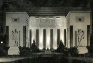 Art Deco styling made prominent appearances at several interwar international exhibitions held in American cities, underscoring the optimistic notions of technological and social progress that characterized these large public events. (PhillyHistory.org)