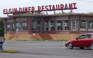 Color photo of the Elgin Diner, Camden, NJ, 