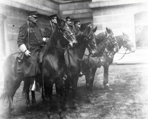 The Philadelphia Police Mounted Patrol Unit from 1908.