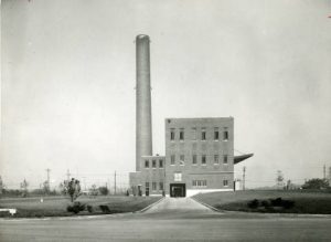 An incinerator originally located in South Philadelphia