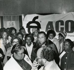 Members of the Association of Community Organizations for Reform Now (ACORN) were instrumental in combating redlining in the 1980's