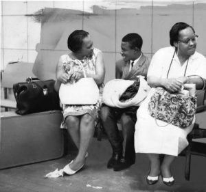 A Nigerian teen arrives at the Philadelphia International Airport in 1967.