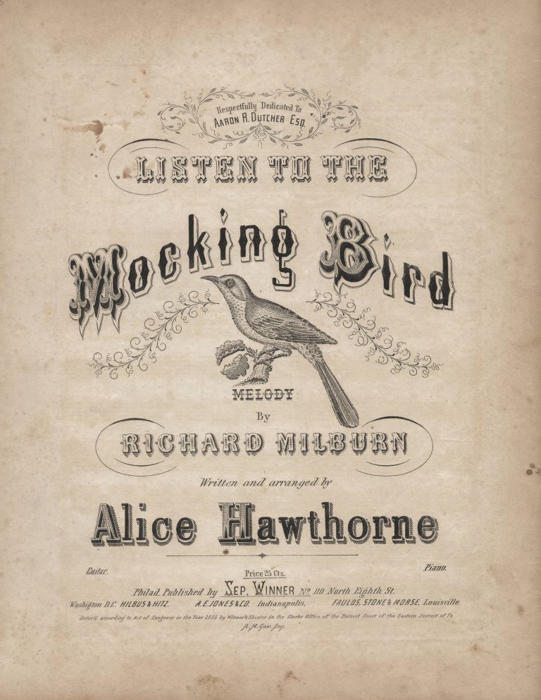 Listen to the Mocking Bird - Encyclopedia of Greater Philadelphia