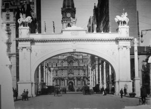 The Athenian Arch Built for the Philadelphia Peace Jubilee.