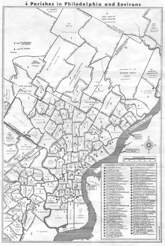 Encyclopedia of Greater Philadelphia | Roman Catholic Parishes