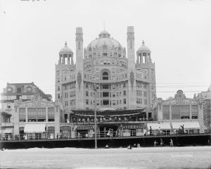 Boardwalk Entrance of the Marlborough-Blenheim Hotel in 1920.