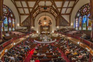 Interior view of Mother Bethel Church