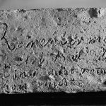 Photograph of inscribed brick
