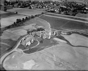 An aerial photograh of the Carson College for Orphan Girls from 1922.