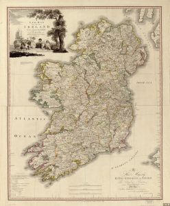 Map of Ireland published in 1797