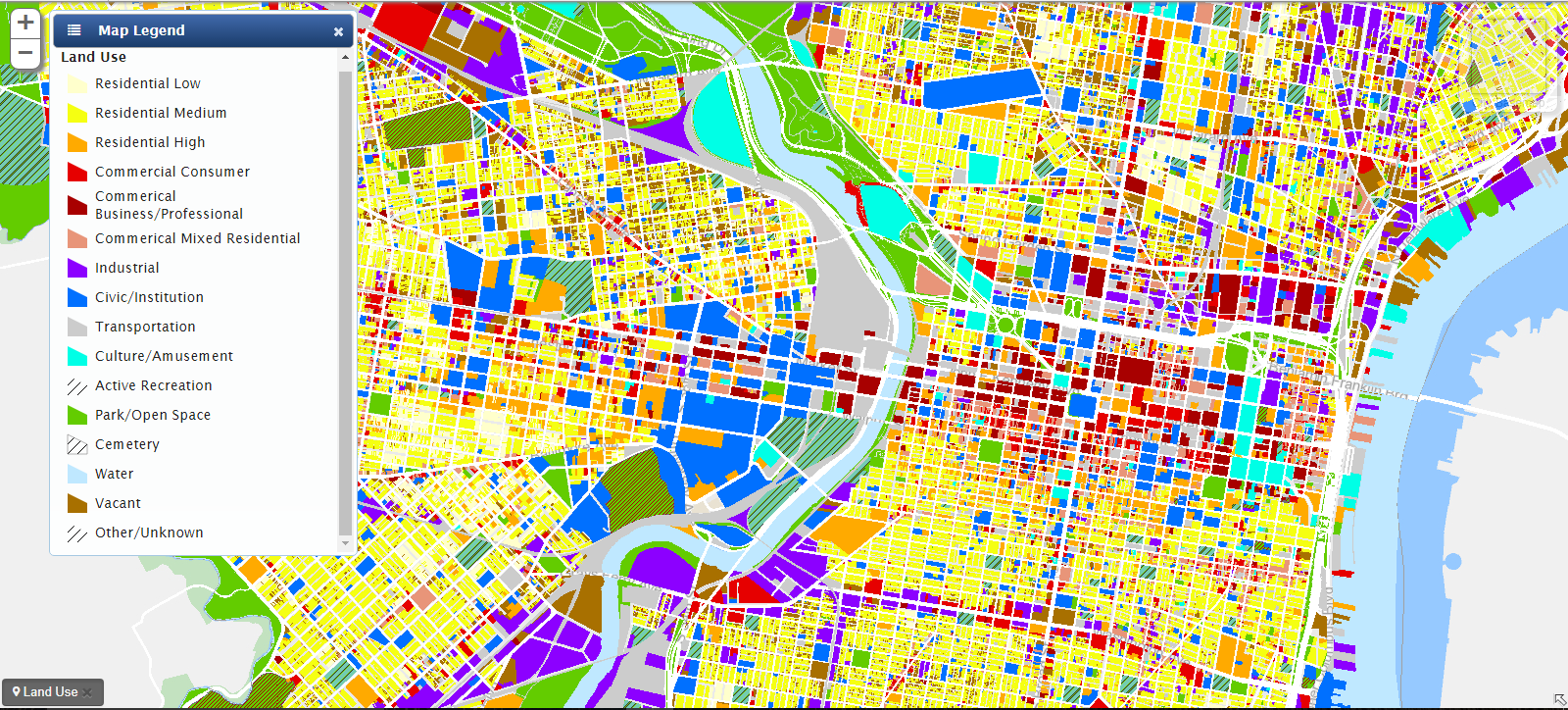 Encyclopedia Of Greater Philadelphia Land Use Map