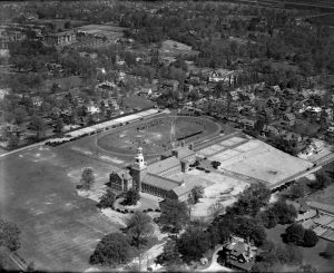 An aerial photograph of William Penn Charter School.