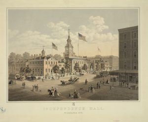 Independence Hall by 1875.