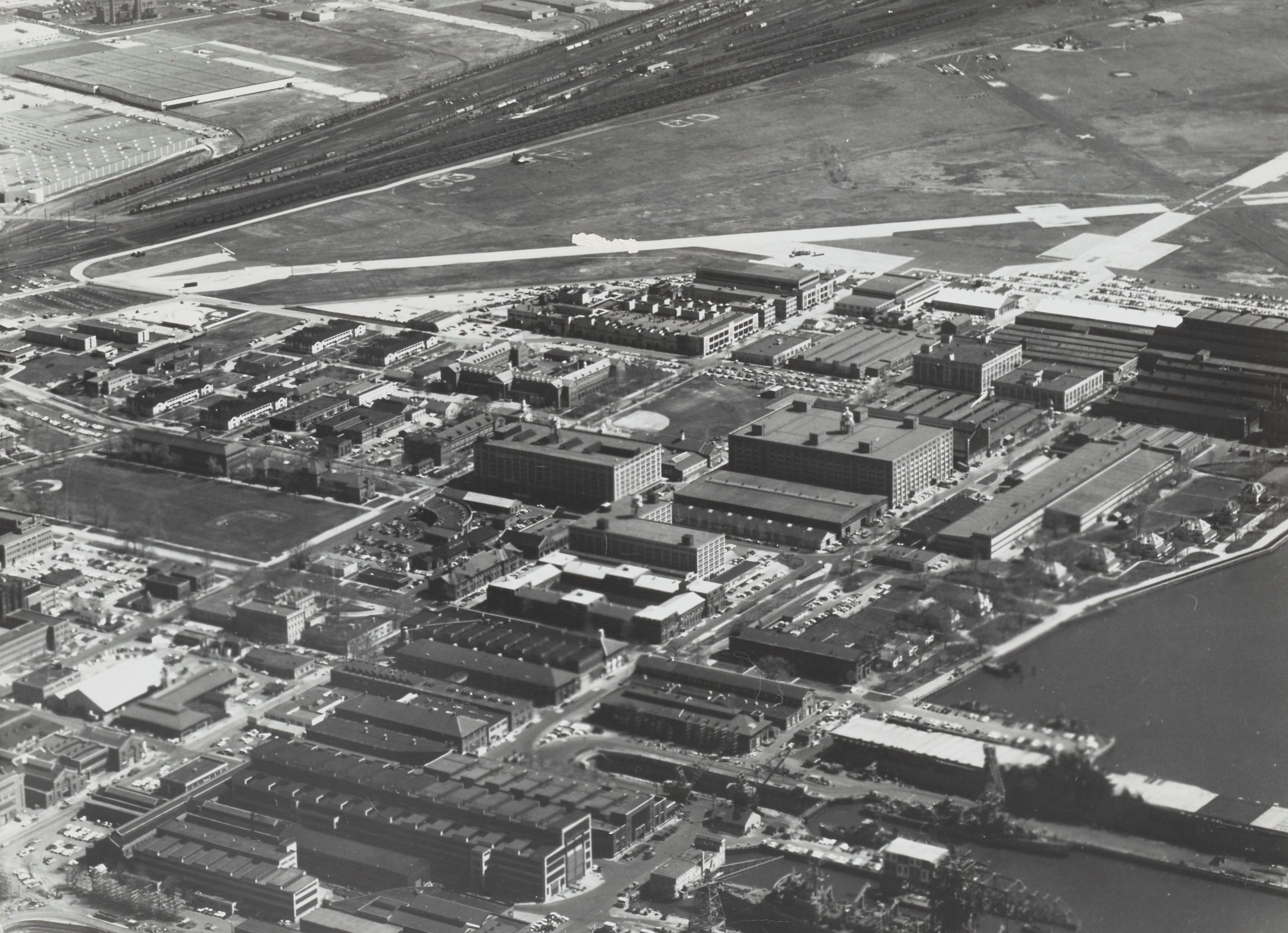 Photograph of the Naval Air Engineering Center.