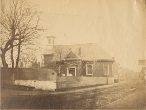 Photograph of the Old Swedes Church.