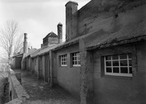 Photograph of the West Wing of the Moravian Pottery and Tile Works.