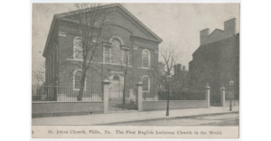 a photograph of St. John's Lutheran Church